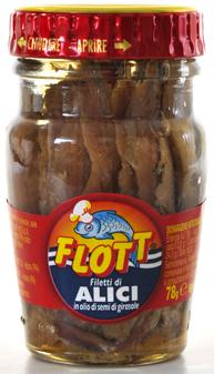 FLOTT FILET. ACCIUGHE O. GIRASOLE GR.78