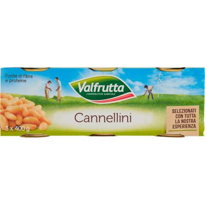 VALFRUTTA FAGIOLI CANNELLINI GR.400 X3