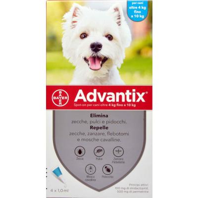 BAYER ADVANTIX SPOT-ON CANI 4-10KG X4