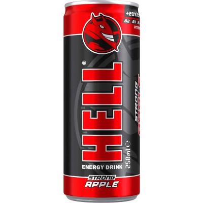 HELL APPLE STRONG ENERGY DRINK ML 250