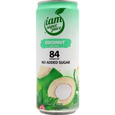 Drinks coconut wtr IAM SJUICE can 330ml