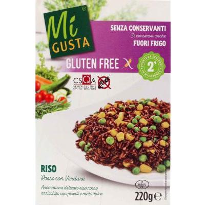 MI GUSTA RISO INT.ROSSO C/VER S/G GR.220