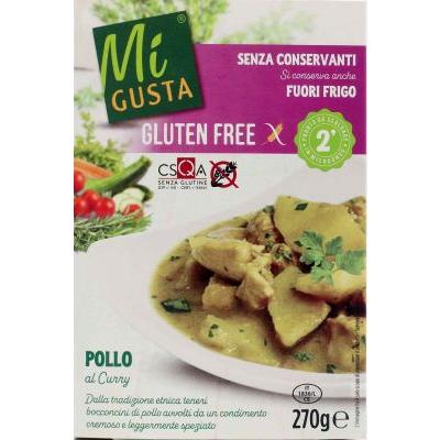 MI GUSTA POLLO CURRY C/PATATE S/G GR.270